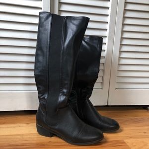 Mid calf fashion ridding boots